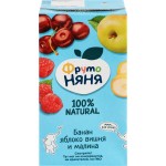 Нектар ФРУТОНЯНЯ Банан, яблоко, вишня и малина, с 3 лет, 500мл