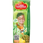 Сок САДЫ ПРИДОНЬЯ Яблоко, ананас, с 6 месяцев, 200мл