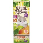 Сок ДАРЫ КУБАНИ Яблоко-груша осветленный, с 5 месяцев, 200мл