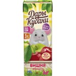 Сок ДАРЫ КУБАНИ Яблоко-вишня осветленный, с 5 месяцев, 200мл
