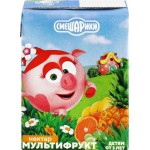 Нектар СМЕШАРИКИ Мультифрукт, с 3 лет, 200мл Нектар СМЕШАРИКИ Мультифрукт, с 3 лет, 200мл