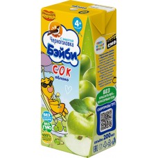 Сок фруктовый ЧЕРНОГОЛОВКА БЭЙБИ Яблоко, осветленный, с 4 месяцев, 200мл в магазинах Лента