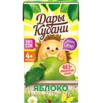 Сок фруктовый ДАРЫ КУБАНИ Яблоко осветленный, с 4 месяцев, 125мл Сок фруктовый ДАРЫ КУБАНИ Яблоко осветленный, с 4 месяцев, 125мл