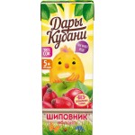 Сок фруктово-ягодный ДАРЫ КУБАНИ Яблоко и шиповник, с 5 месяцев, 200мл Сок фруктово-ягодный ДАРЫ КУБАНИ Яблоко и шиповник, с 5 месяцев, 200мл