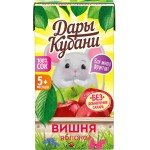 Сок фруктово-ягодный ДАРЫ КУБАНИ Яблоко и вишня, с 5 месяцев, 125мл Сок фруктово-ягодный ДАРЫ КУБАНИ Яблоко и вишня, с 5 месяцев, 125мл