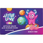 Мыло детское LITTLE LOVE Бабл гам, для нежной кожи, 90г Мыло детское LITTLE LOVE Бабл гам, для нежной кожи, 90г