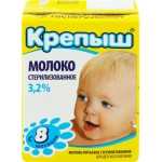 Молоко стерилизованное для детского питания КРЕПЫШ 3,2%, без змж, 200мл Молоко стерилизованное для детского питания КРЕПЫШ 3,2%, без змж, 200мл