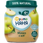 Пюре фруктовое ФРУТОНЯНЯ Яблоко, с 4 месяцев, 100г Пюре фруктовое ФРУТОНЯНЯ Яблоко, с 4 месяцев, 100г
