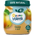 Пюре фруктовое ФРУТОНЯНЯ Груша, с 4 месяцев, 100г Пюре фруктовое ФРУТОНЯНЯ Груша, с 4 месяцев, 100г