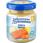 Пюре рыбно-овощное БАБУШКИНО ЛУКОШКО Рагу овощное с семгой, с 8 месяцев, 100г Пюре рыбно-овощное БАБУШКИНО ЛУКОШКО Рагу овощное с семгой, с 8 месяцев, 100г