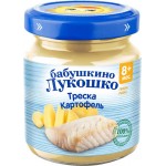 Пюре рыбно-овощное БАБУШКИНО ЛУКОШКО Треска с картофелем, с 8 месяцев, 100г Пюре рыбно-овощное БАБУШКИНО ЛУКОШКО Треска с картофелем, с 8 месяцев, 100г