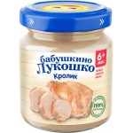 Пюре мясное БАБУШКИНО ЛУКОШКО Кролик, с 6 месяцев, 100г