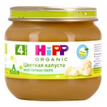 Пюре овощное HIPP Organic, Мое первое пюре Цветная капуста, с 4 месяцев, 80г Пюре овощное HIPP Organic, Мое первое пюре Цветная капуста, с 4 месяцев, 80г