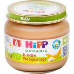 Пюре фруктовое HIPP Мое первое пюре Банан, с 6 месяцев, 80г Пюре фруктовое HIPP Мое первое пюре Банан, с 6 месяцев, 80г
