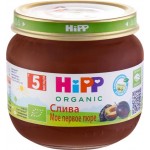 Пюре фруктовое HIPP Мое первое пюре Слива, с 4 месяцев, 80г Пюре фруктовое HIPP Мое первое пюре Слива, с 4 месяцев, 80г