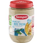 Пюре рыбно-овощное SEMPER Овощное рагу с филе трески, с 12 месяцев, 190г Пюре рыбно-овощное SEMPER Овощное рагу с филе трески, с 12 месяцев, 190г