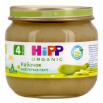 Пюре овощное HIPP Organic, Мое первое пюре Кабачок, с 4 месяцев, 80г Пюре овощное HIPP Organic, Мое первое пюре Кабачок, с 4 месяцев, 80г