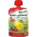 Пюре фруктово-ягодное FLEUR ALPINE Яблоко и шиповник Organic, с 5 месяцев, 90г Пюре фруктово-ягодное FLEUR ALPINE Яблоко и шиповник Organic, с 5 месяцев, 90г