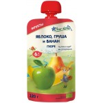 Пюре фруктовое FLEUR ALPINE Яблоко, груша и банан, с 6 месяцев, 120г Пюре фруктовое FLEUR ALPINE Яблоко, груша и банан, с 6 месяцев, 120г