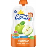 Пюре фруктовое АГУША Яблоко, с 4 месяцев, 90г
