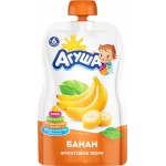 Пюре фруктовое АГУША Банан, с 6 месяцев, 90г Пюре фруктовое АГУША Банан, с 6 месяцев, 90г