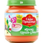 Пюре фруктовое САДЫ ПРИДОНЬЯ Яблоко, груша, слива, с 5 месяцев, 120г Пюре фруктовое САДЫ ПРИДОНЬЯ Яблоко, груша, слива, с 5 месяцев, 120г