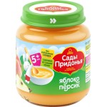 Пюре фруктовое САДЫ ПРИДОНЬЯ Яблоко, персик, с 5 месяцев, 120г Пюре фруктовое САДЫ ПРИДОНЬЯ Яблоко, персик, с 5 месяцев, 120г