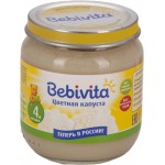 Пюре овощное BEBIVITA Цветная капуста, с 4 месяцев, 100г