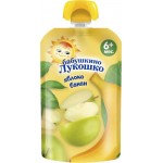 Пюре фруктовое БАБУШКИНО ЛУКОШКО Яблоко-банан, с 6 месяцев, 90г
