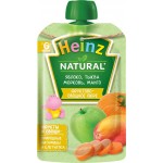 Пюре фруктово-овощное HEINZ Natural Яблоко, тыква, морковь и манго, с 6 месяцев, 90г Пюре фруктово-овощное HEINZ Natural Яблоко, тыква, морковь и манго, с 6 месяцев, 90г