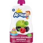 Пюре фруктово-ягодное АГУША Яблоко, ежевика, малина, с 5 месяцев, 90г Пюре фруктово-ягодное АГУША Яблоко, ежевика, малина, с 5 месяцев, 90г