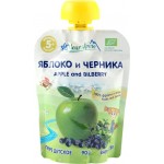 Пюре фруктово-ягодное FLEUR ALPINE Яблоко и черника Organic, с 5 месяцев, 90г Пюре фруктово-ягодное FLEUR ALPINE Яблоко и черника Organic, с 5 месяцев, 90г