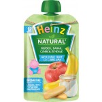 Пюре фруктовое HEINZ Natural Яблоко и банан, с печеньем и сливками, с 6 месяцев, 90г Пюре фруктовое HEINZ Natural Яблоко и банан, с печеньем и сливками, с 6 месяцев, 90г