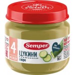 Пюре овощное SEMPER Цукини, с 4 месяцев, 80г Пюре овощное SEMPER Цукини, с 4 месяцев, 80г