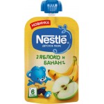 Пюре фруктовое NESTLE Яблоко и банан, с 6 месяцев, 90г Пюре фруктовое NESTLE Яблоко и банан, с 6 месяцев, 90г