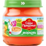 Пюре овощное САДЫ ПРИДОНЬЯ Морковь, с 5 месяцев, 80г Пюре овощное САДЫ ПРИДОНЬЯ Морковь, с 5 месяцев, 80г