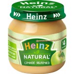 Пюре фруктовое HEINZ Naturals Сочное яблочко, с 4 месяцев, 80г Пюре фруктовое HEINZ Naturals Сочное яблочко, с 4 месяцев, 80г