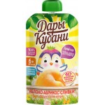 Пюре фруктовое ДАРЫ КУБАНИ Яблоко, абрикос, сливки, с 6 месяцев, 90г