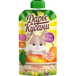 Пюре фруктовое ДАРЫ КУБАНИ Груша, с 4 месяцев, 90г