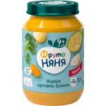 Пюре мясо-растительное ФРУТОНЯНЯ Картофель с овощами и индейкой, с 9 месяцев, 190г