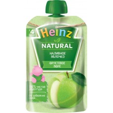 Пюре фруктовое HEINZ Наливное яблочко, с 4 месяцев, 90г в магазинах Лента