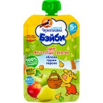 Пюре фруктовое ЧЕРНОГОЛОВКА БЭЙБИ Фруктовый салатик, яблоко, груша и персик, с 5 месяцев, 85г Пюре фруктовое ЧЕРНОГОЛОВКА БЭЙБИ Фруктовый салатик, яблоко, груша и персик, с 5 месяцев, 85г