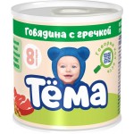 Пюре мясо-растительное ТЕМА Говядина с гречкой, с 8 месяцев, 90г