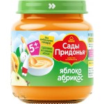 Пюре фруктовое САДЫ ПРИДОНЬЯ Яблоко и абрикос, с 5 месяцев, 120г Пюре фруктовое САДЫ ПРИДОНЬЯ Яблоко и абрикос, с 5 месяцев, 120г