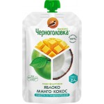 Пюре фруктовое ЧЕРНОГОЛОВКА Перекус Яблоко, манго и кокос, с 3 лет, 85г