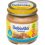 Пюре мясное BEBIVITA Говядина, с 6 месяцев, 100г