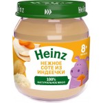 Пюре мясо-овощное HEINZ Нежное соте из индейки, с 8 месяцев, 115г