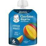 Пюре фруктовое GERBER Спелое манго, с 6 месяцев, 90г Пюре фруктовое GERBER Спелое манго, с 6 месяцев, 90г