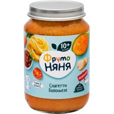 Консервы ФРУТОНЯНЯ Спагетти Болоньезе, с 9 месяцев, 190г в магазинах Лента
