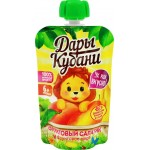 Пюре фруктовое ДАРЫ КУБАНИ Фруктовый салатик, с 6 месяцев, 90г